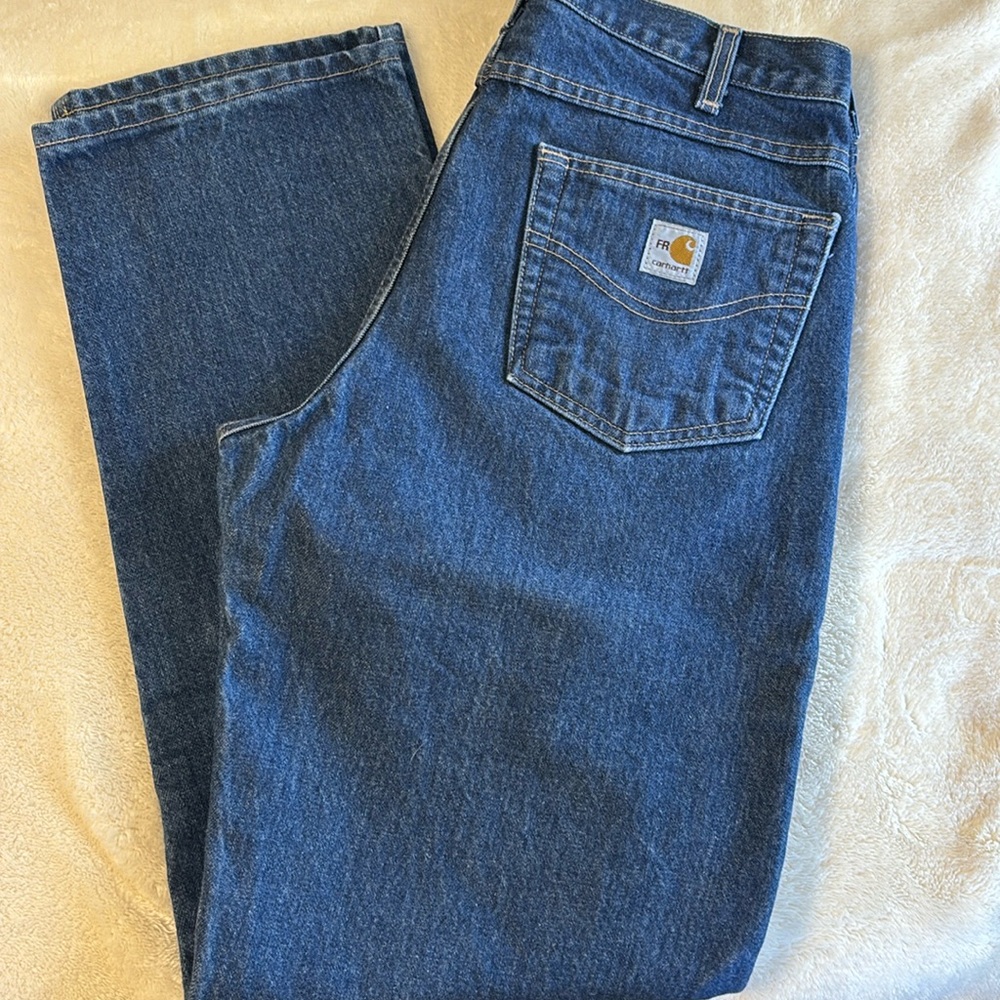 Men’s Carhartt FR jeans *hemmed* 34x34